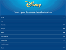 Tablet Screenshot of gonzo.disneyinternational.com