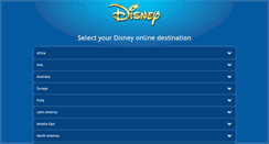 Desktop Screenshot of printstation.disneyinternational.com
